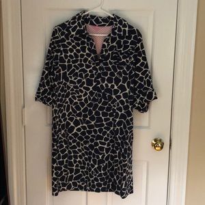 Lilly Pulitzer Size 6 animal print shift dress